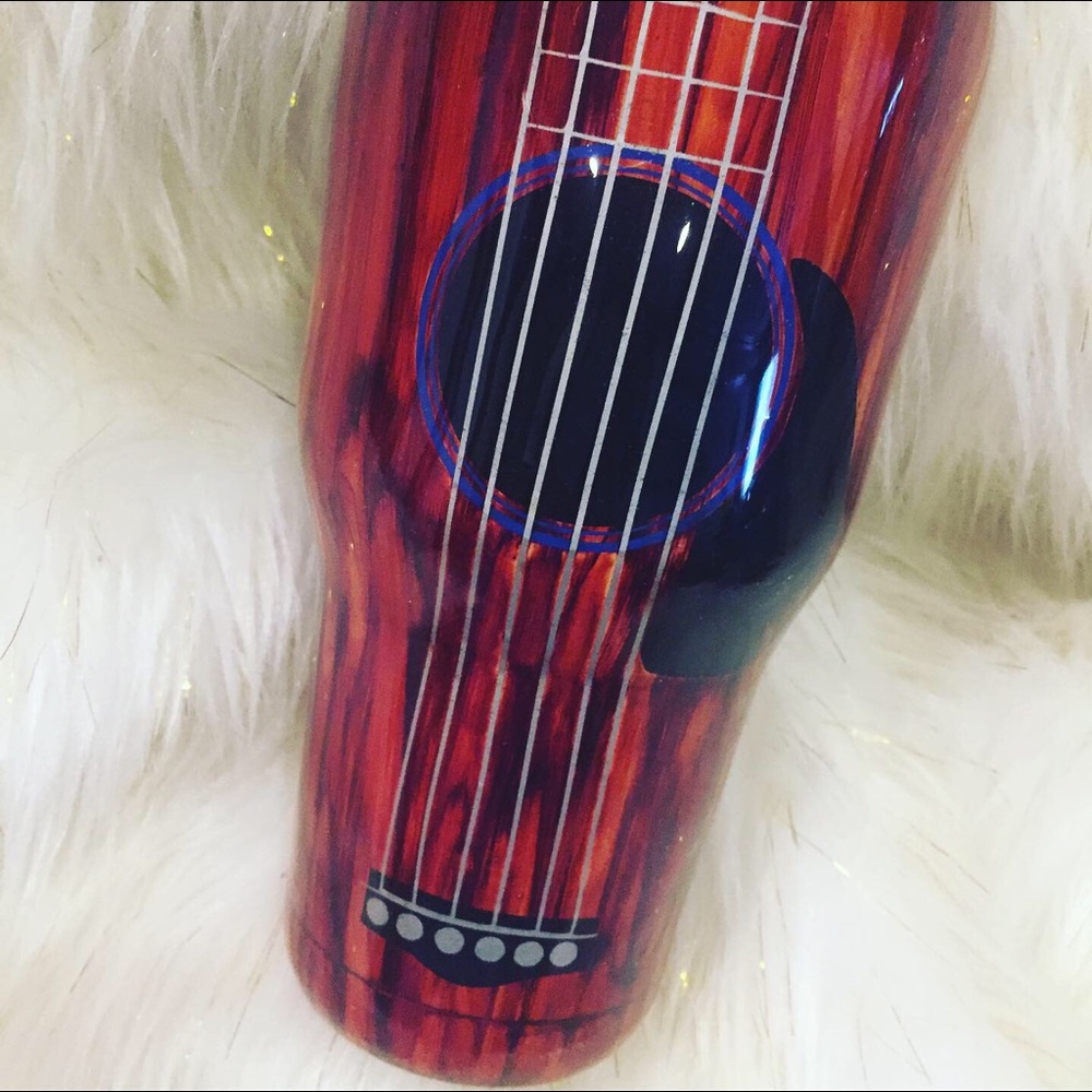 Custom guitar tumbler